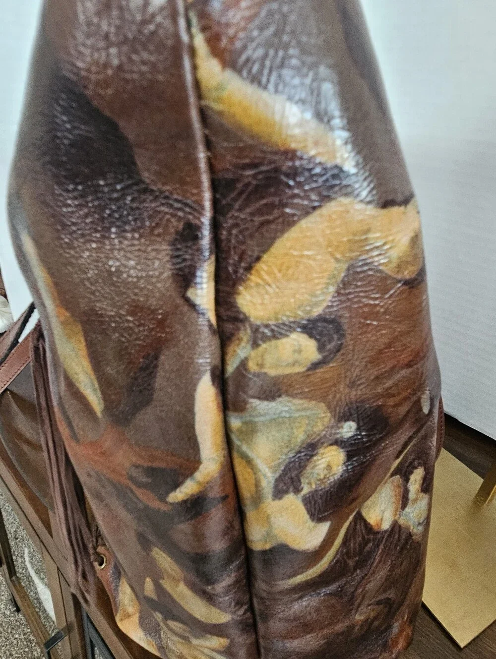 Patricia Nash Renaissance Revival Benvenuto Leather Tote Bag Limited Edition - Picture 14 of 16